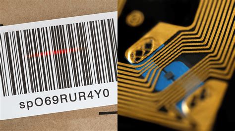 difference between barcode and rfid tag|disposable rfid tags.